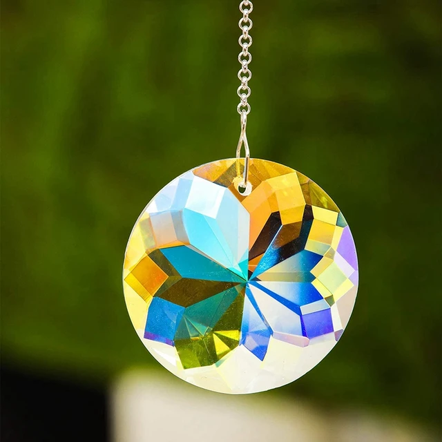 1pcs Chakra Crystal Faceted Ball Prism Rainbow Suncatcher Chandelier  Hanging Pendants Beads Home Garden Wedding Decor Crystals - AliExpress
