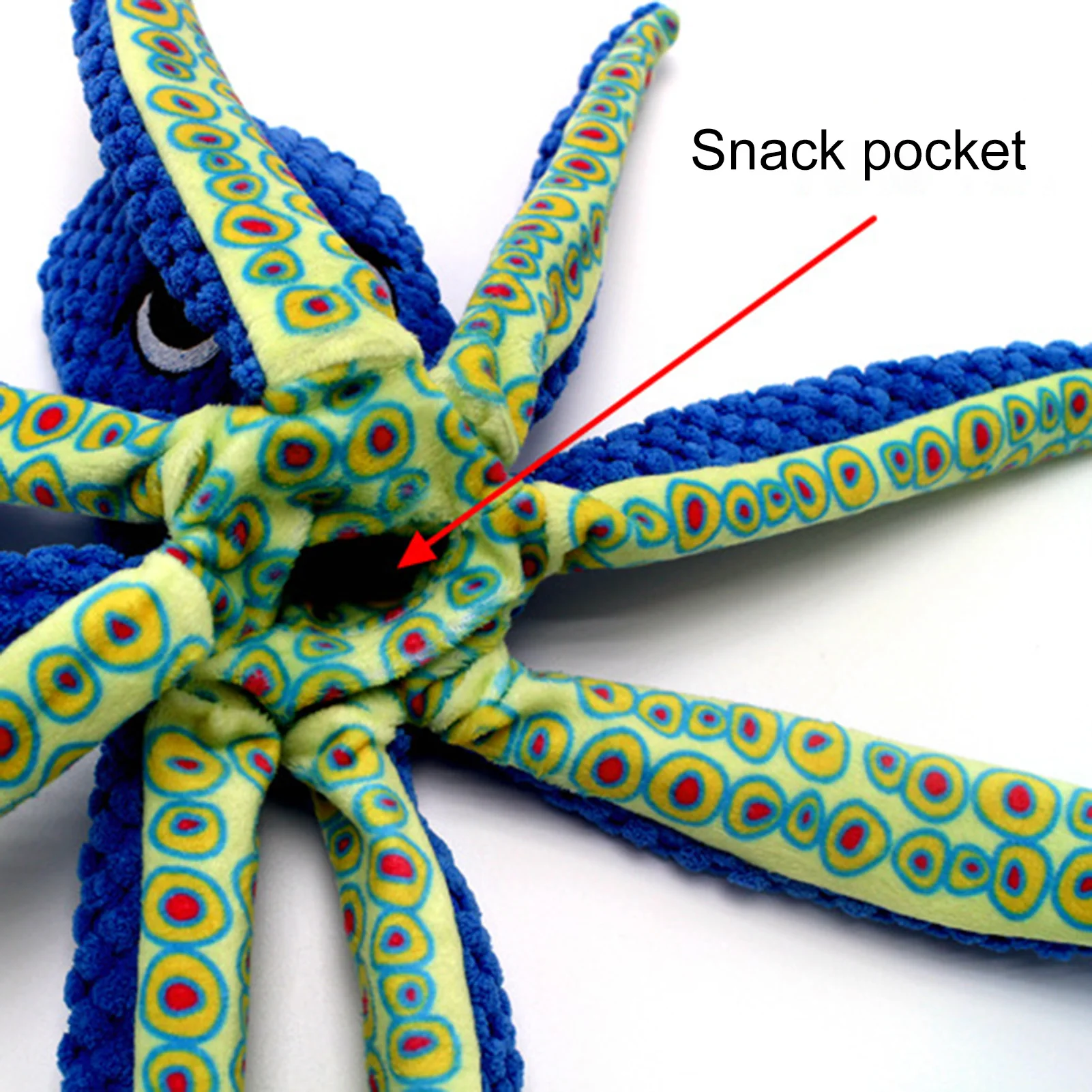 Fun Chew Toy for Dogs Durable Dog Toy Durable Octopus Dog Toy Fun Squeaky Bite-resistant Puppy Chew Toy for Small Dogs Pet 5