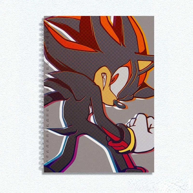 thumbnail image 1 of Nuevo cuaderno de dibujos animados Sonic The Hedgehog, periférico creativo de alto valor, B5/A4/8K, cuaderno de dibujo grueso, papelería para estudiantes, 1 of 5