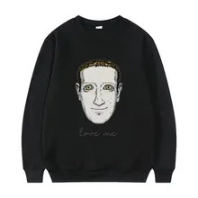 

Hpt Funny Mark Zuckerberg Meme Essential Sweatshirt Regular Men's Crewneck Tops Men Women Fashion Loose Sweatshirts Man Clothes