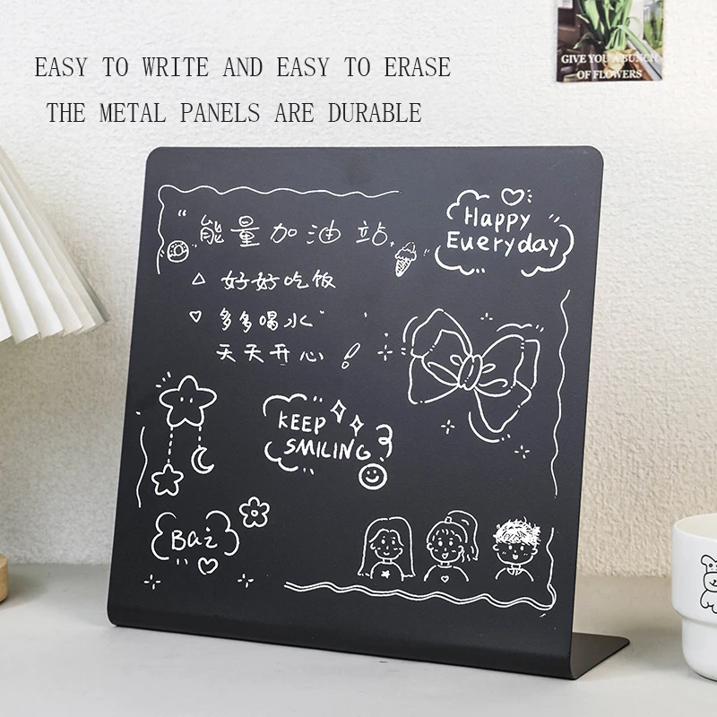Chalkboard Restaurant multifunctional board menu desktop display station colors for parties and home decor