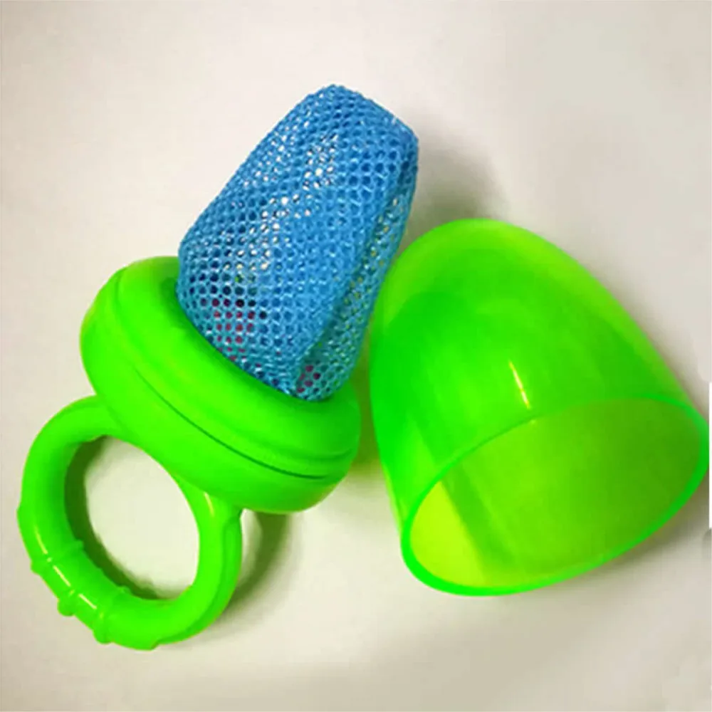 Baby Feeding Bite Cup Environmental Protection Net Pocket Safety Baby Supplement Chewing Chupeta feeding cup Alimentadora 5