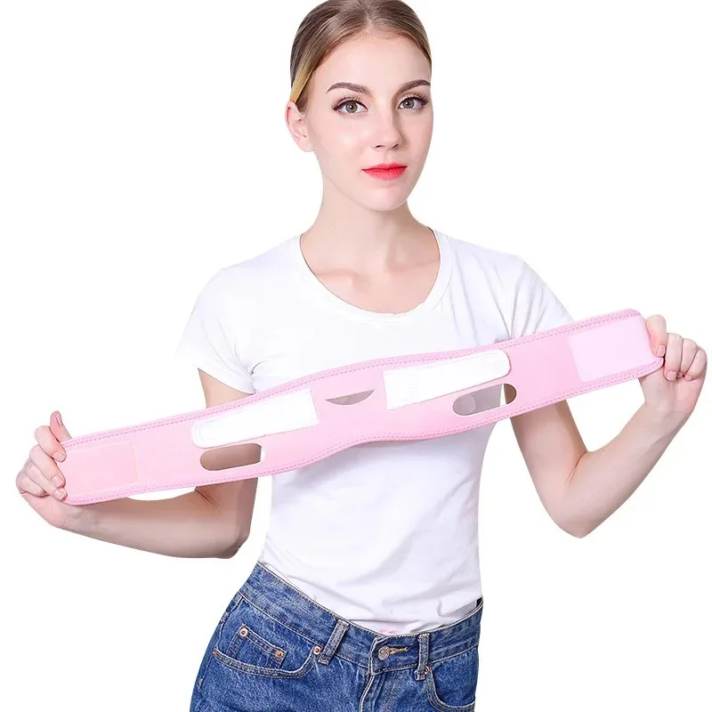 Face Slim V-Line Lift Up Mask Cheek Chin Neck Slimming Thin Belt Strap Beauty Delicate Facial Thin Face Mask Slimming Bandage