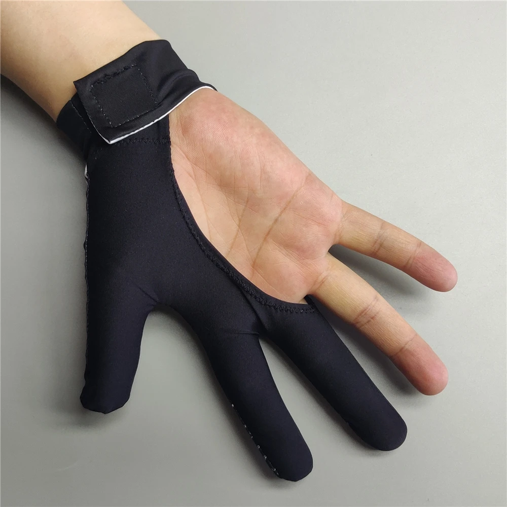 Guanto Da Biliardo SPR GL 3 Dita Per Mano Sinistra - Grigio | Scivolosità Perfetta E Presa Comoda