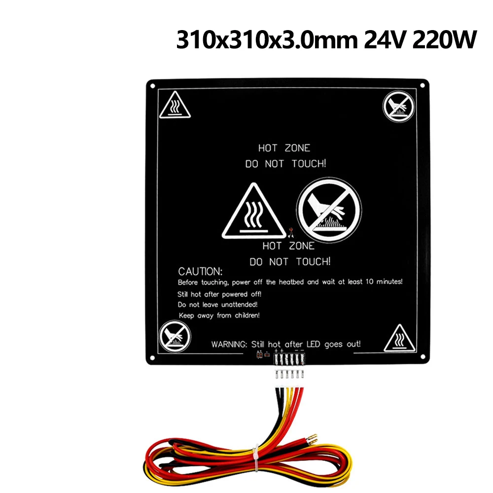 Piattaforma Riscaldata 220x220mm 12V - Heatbed Per Stampanti 3D Anet A8 E A6 - Foto 13