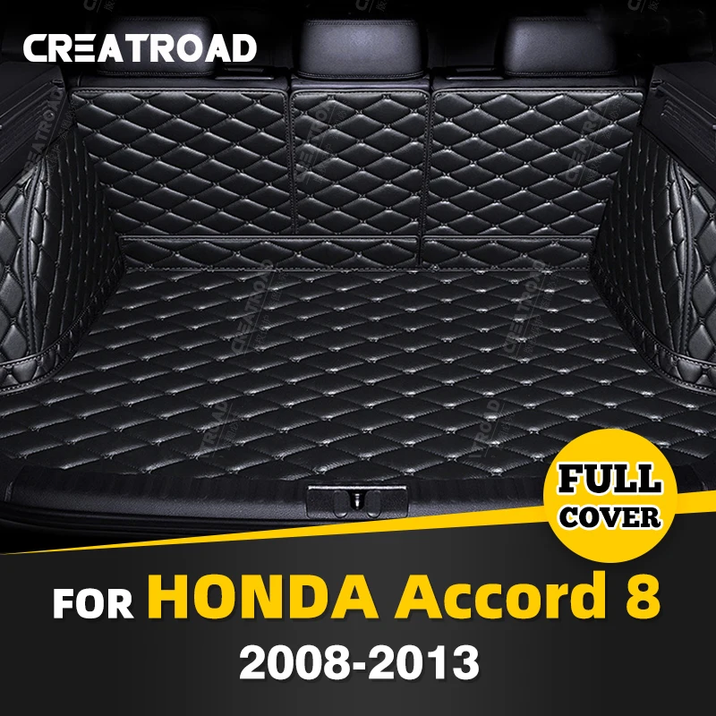 

Автомобильный коврик для багажника с полным покрытием для HONDA Accord 8 5-Seat 2008-2013 12 11 10 09, автомобильный защитный коврик, аксессуары для защиты салона автомобиля