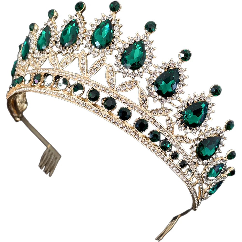 Diamond Crown Hair Accessory Girl Decorative Headband Bride Elegant Style Wedding Tiara Crowns for Women Accessories