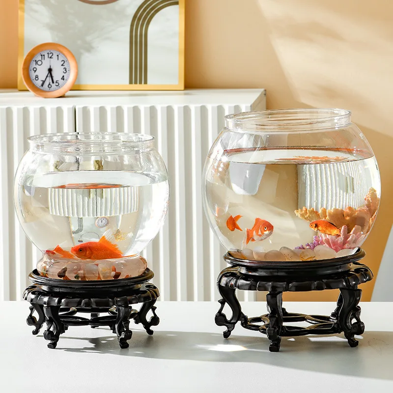 Small Fish Bowl Aquarium for Goldfish, Mini Aquarium Tank, Desktop Fish  Bowls, Nice Home Decor - AliExpress
