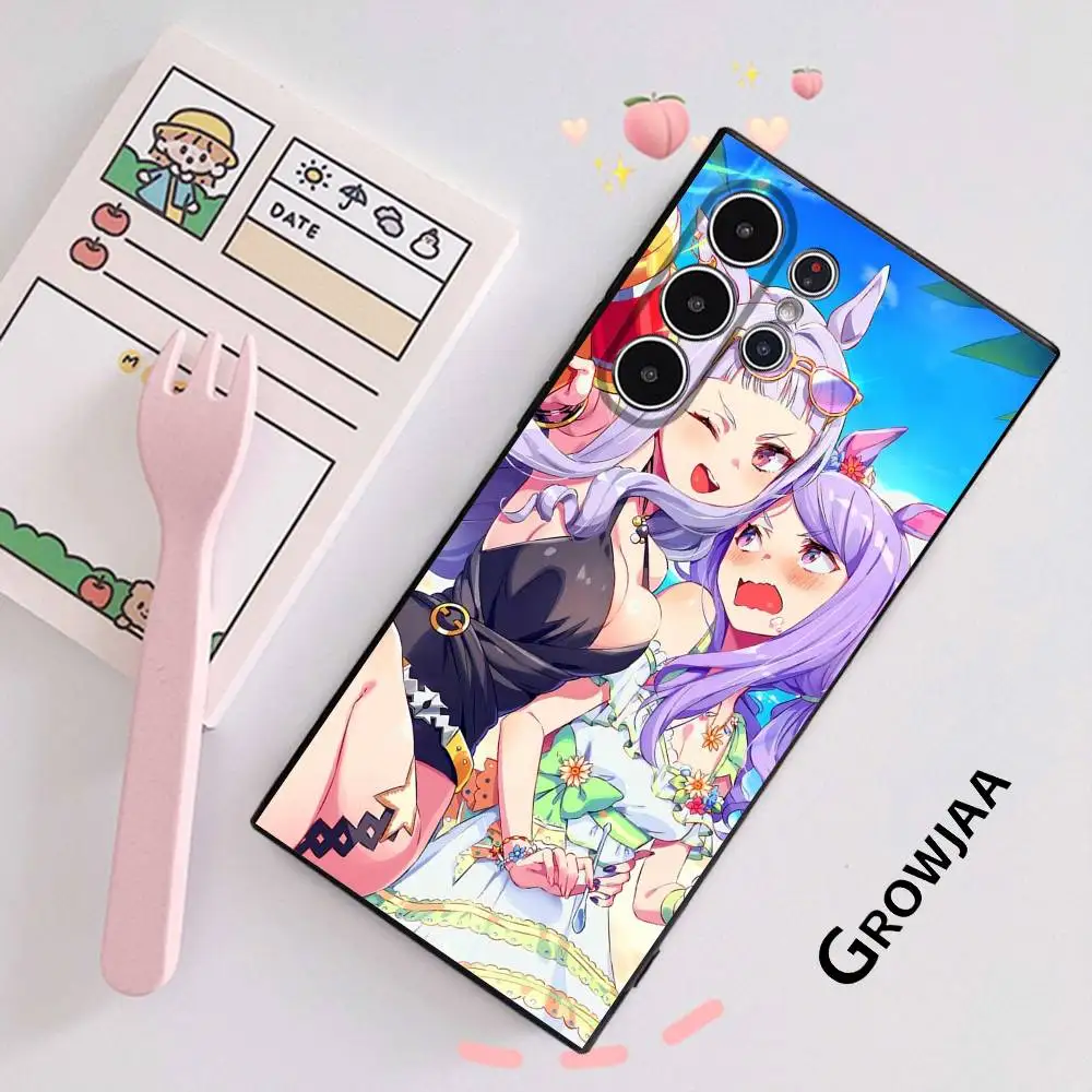 Frosted Non-Slip Anime U-Umamusume Phone Case - Full Cover Soft Case