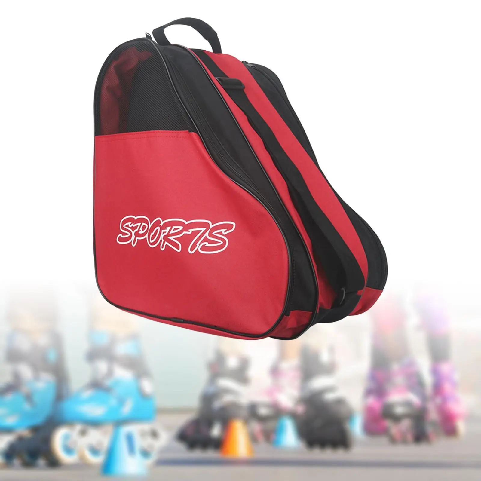 

Skating Shoes Bag Adjustable Carry Case Carrier Bag Backpack Skates Storage Bag for Adult Sports Kids Inline Skate Women