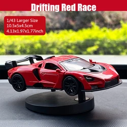 Enhanced Drift Car Ornament Dashboard Decoration: Cool & Fun Sports Racing Supercar Accessory (Drift Red)