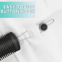 2Pcs Button Helper Tool with Non-Slip Grips to Help with Shirts, Coats, Button Hook Aids for the Elderly and Arthritic 2