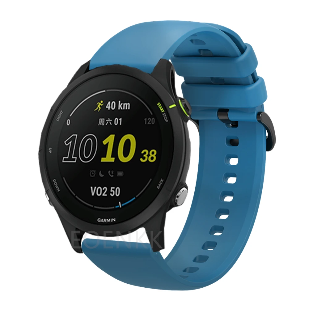 22mm Smartwatch Band für Garmin Vorläufer 255 265 venu 3 2 vivo active 4 Armband Sport Silikon Armband Zubehör – Detail 1