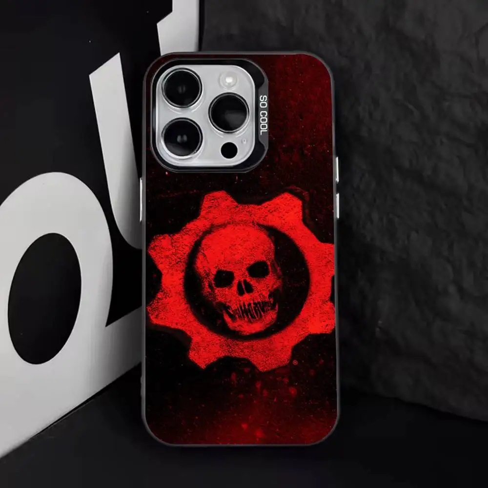 Black Matte Shockproof Gamer Phone Case
