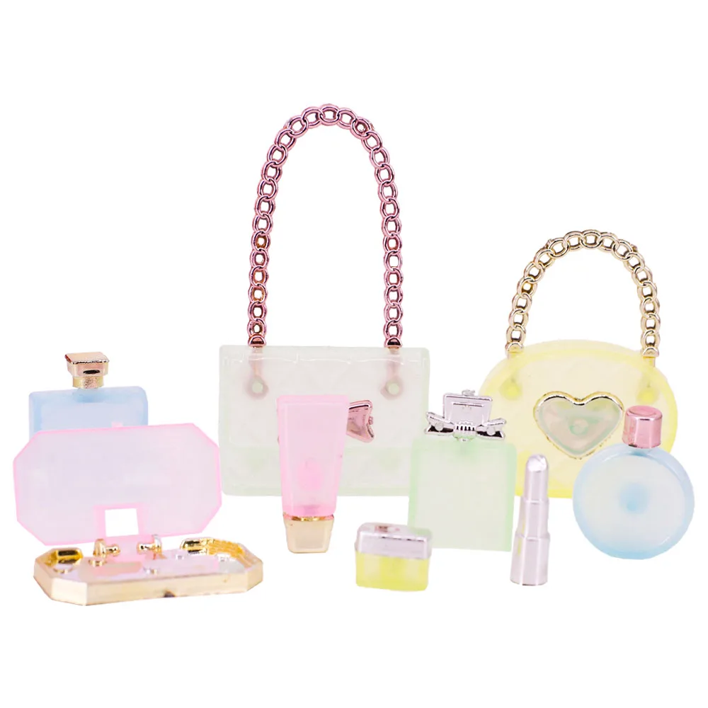 9Pcsset112ScalePerfumeMiniatureFurnitureDressingTableBathrobe