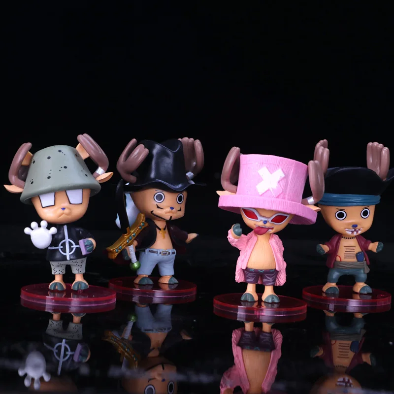 Anime One Piece Tony Tony Chopper Cosplay Donquixote Doflamingo Dracule Mihawk Kuma Pvc Action Figure Collection Model Toys Doll