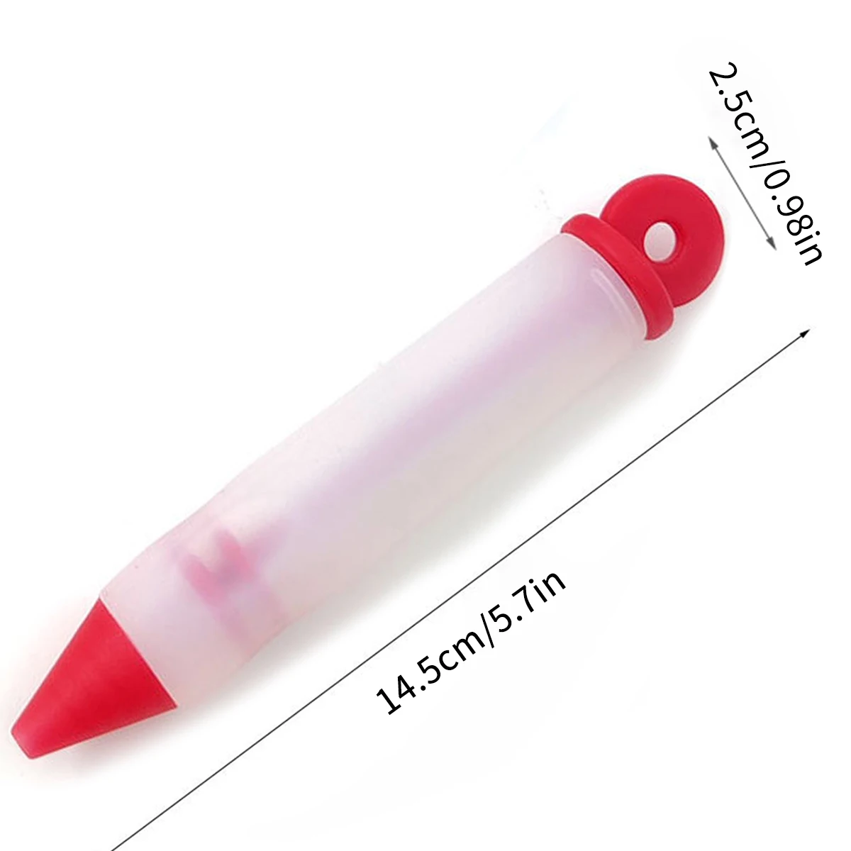 1PC Silicone piping pen cream cake DIY writing pen baking tool decoration for Western food plate jam pen
