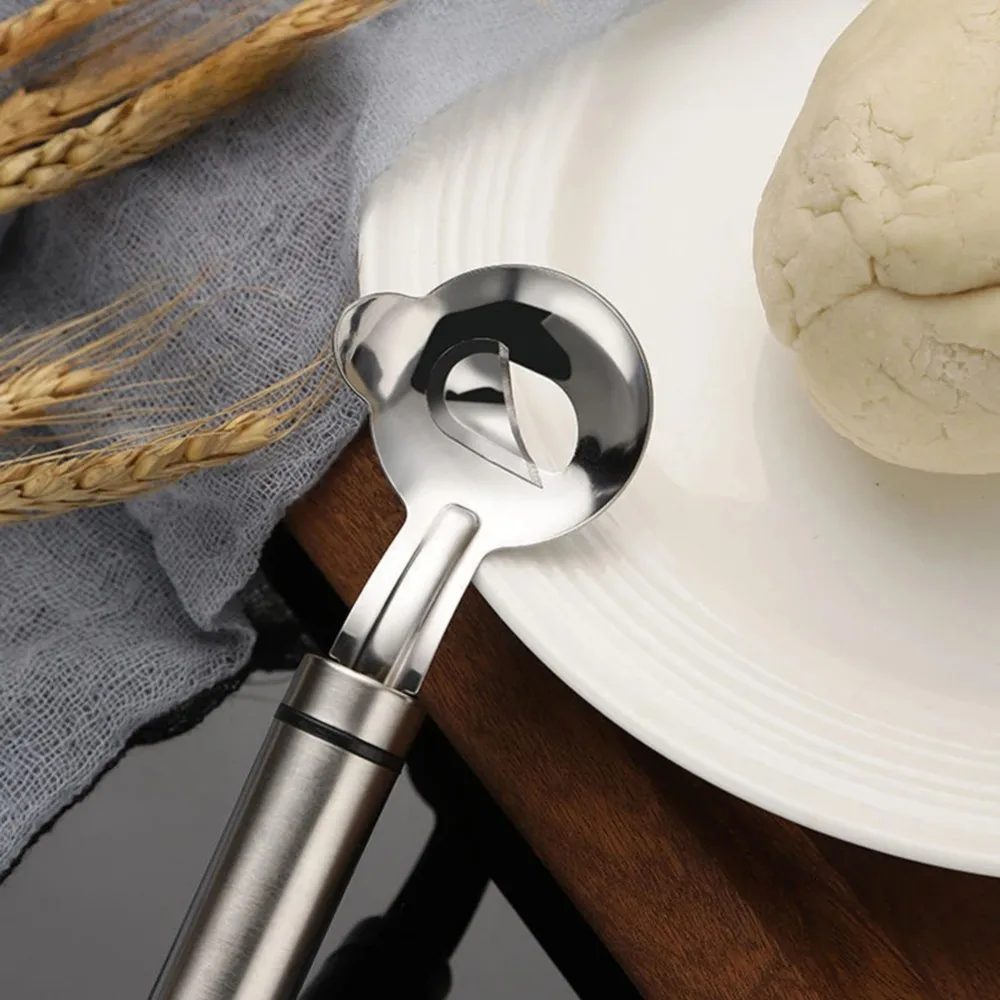 1Pc Manual Sliced Noodle Knife Stainless Steel Noodles Dough Cutter Household Cooking Tools Kitchen Function Home Gadget
