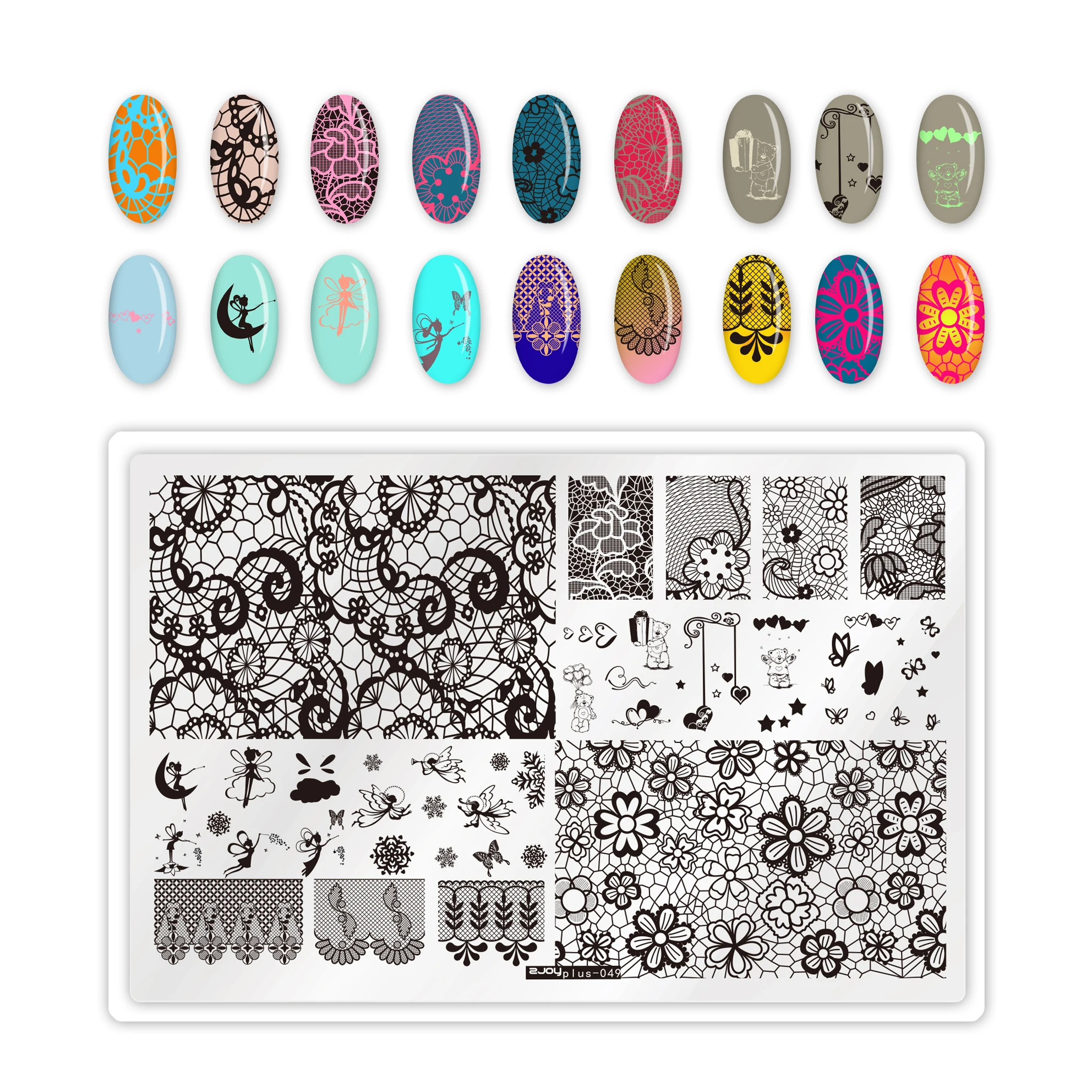1pcs Snake Leopard Design Nail Stamping Plates Luxury Serpentine Pattern Animal Stripes Nail Plate Nails Art Stencil Stamp Tools 6