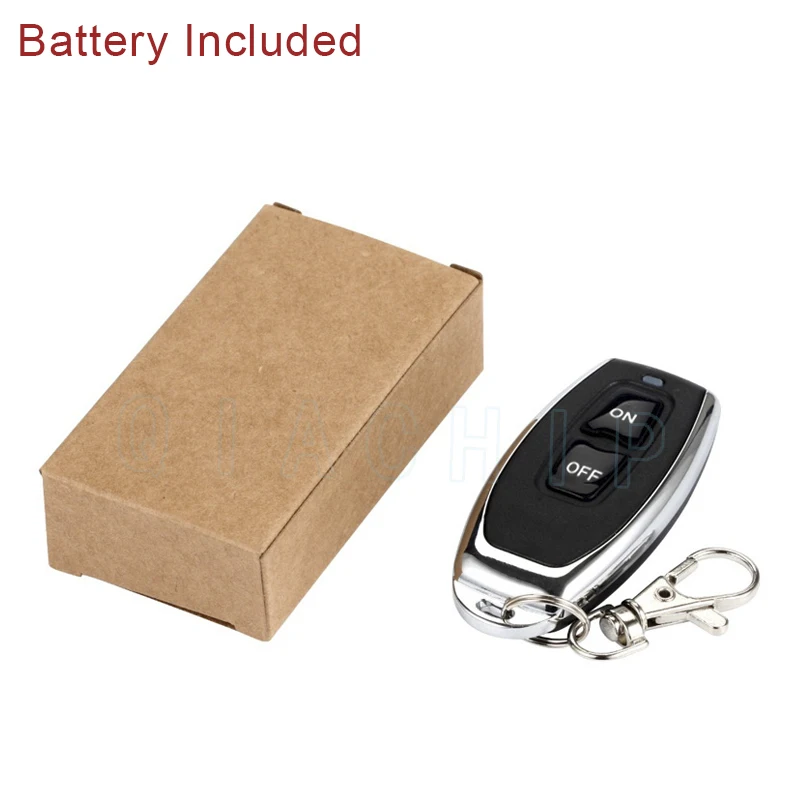 Description Picture 3 of itemQIACHIP 433MHz Mini Wireless Relay RF Remote Control Switch DC 3.6V 5V 9V 12V 24V LED Lamp Controller Micro Receiver Transmitter