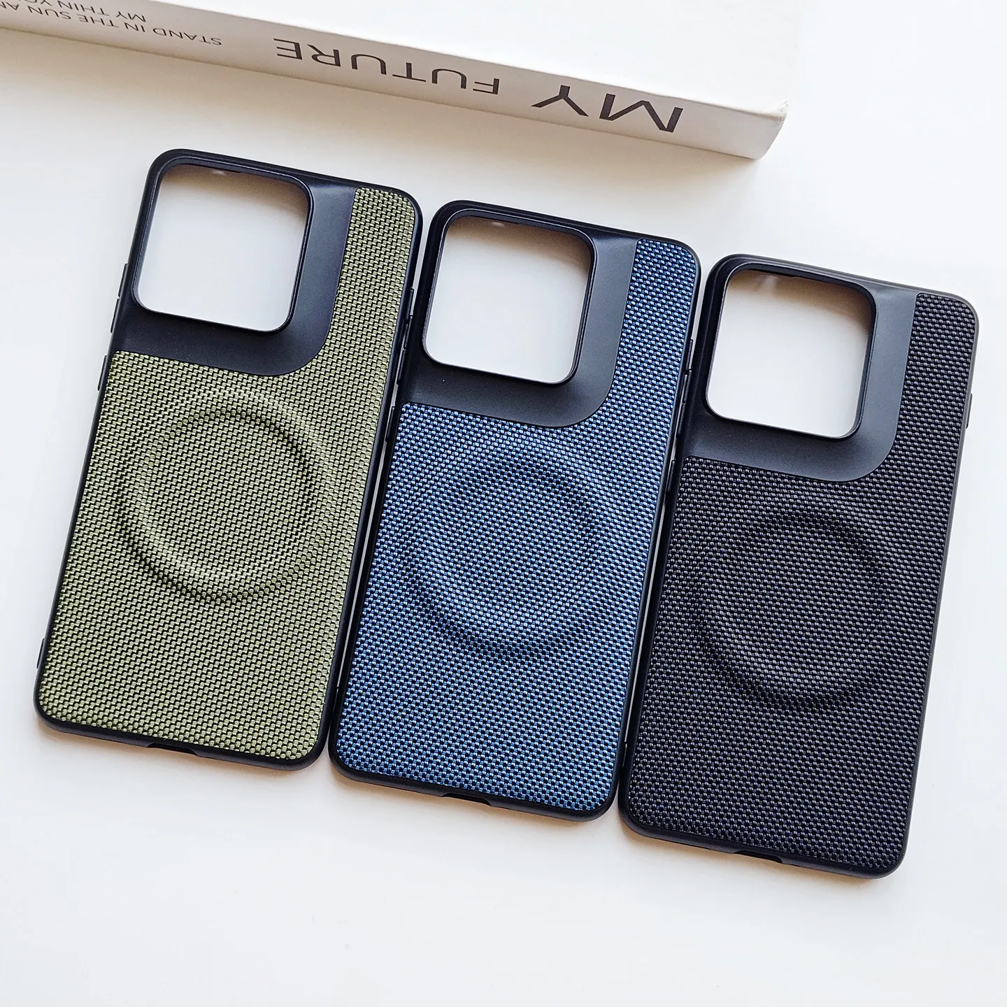 Nylon Woven Anti-Fingerprint Magnetic Protective Phone Case