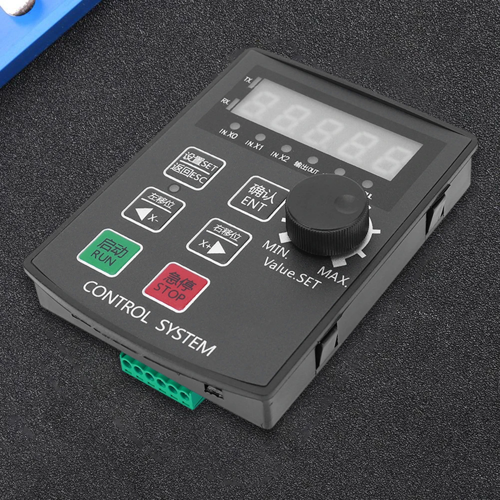 HF020 5자리 디스플레이 리미트 통신 모션 제어 보드 DC 12V-24V 서보 프리셋 제어 모듈 패널 시스템 키트(CNC용)