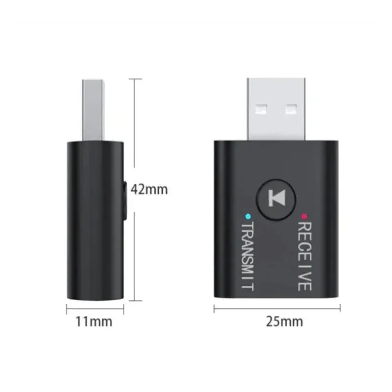 2 In1 USB 무선 블루투스 어댑터 5.0 송신기 블루투스 컴퓨터 TV 노트북 스피커 헤드셋 어댑터 블루투스 수신기