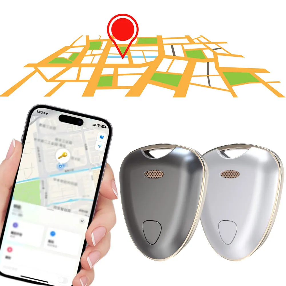 Smart Mini GPS Tracker for Pet Dog Cat Pet Locator Bluetooth Tracker Device Anti-lost Reminder Bluetooth for iphone
