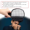 Men Afro Curly Hair Comb Dreadlocks Tin Foil Hot Perm Comb Hairdressing Tool Double Ended Twist Pick Comb Hair Styling Tools 3