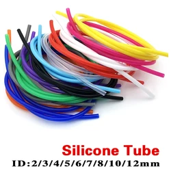 Silicone Tube 5 Meter ID 2 3 4 5 6 7 8 9 10 12 mm Flexible Rubber Hose Food Grade Soft Drinking Pipe Water Connector Soft Tube