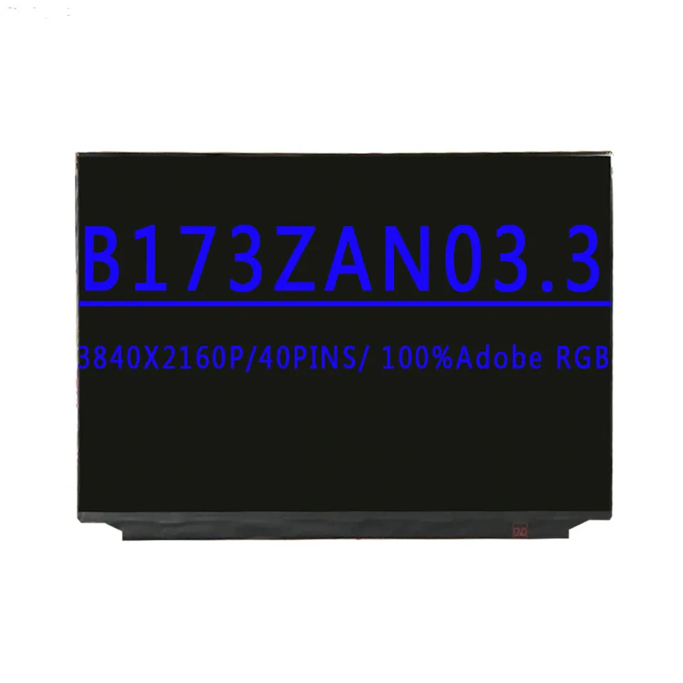 B173ZAN03.3 DP/N 0PV7KJ B173ZAN03.5 17.3inch 3840X2160 UHD 4K
