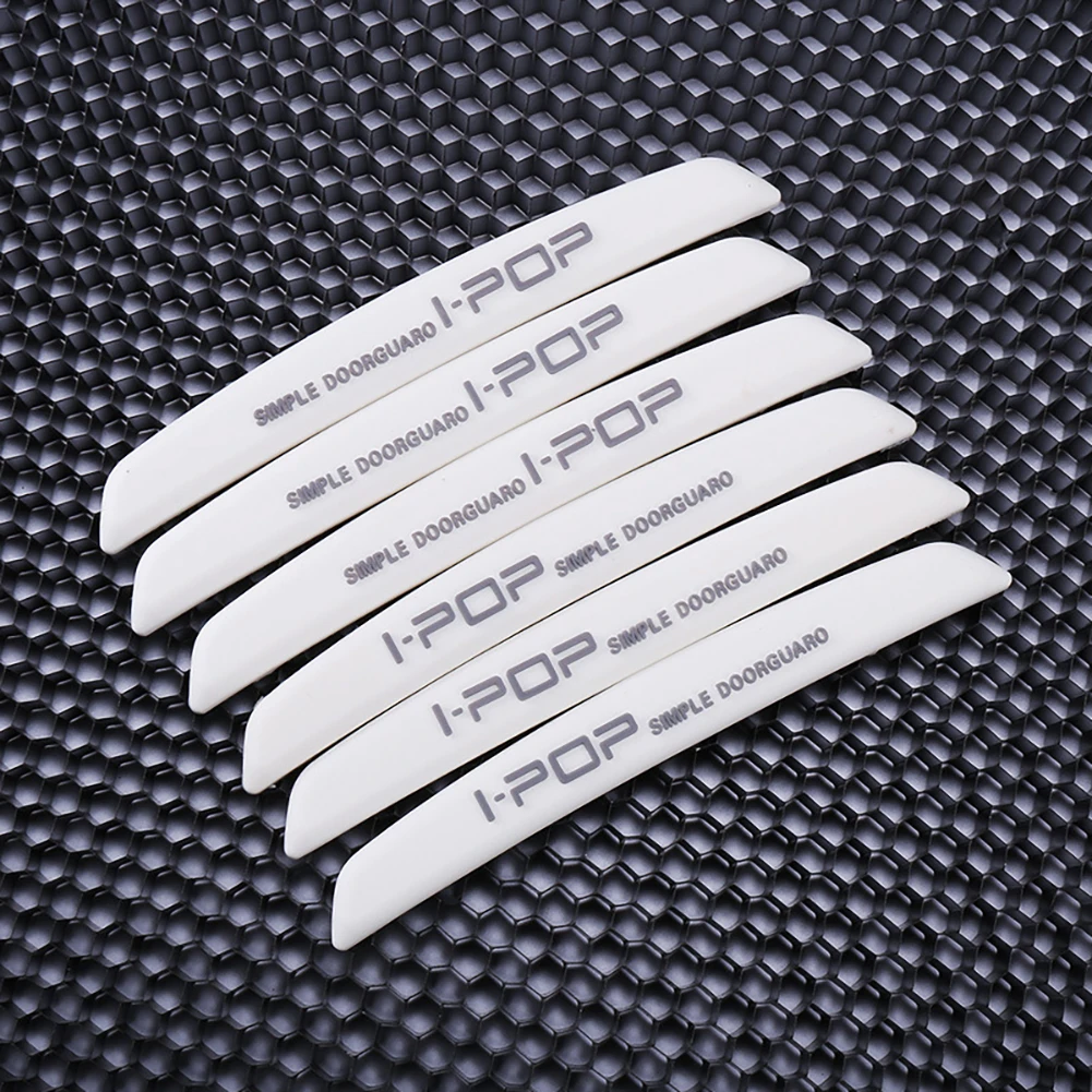 

6Pcs Auto Car Door Edge Protection Guards Buffer Trim Molding Protection Strip Scratch Protector Car Door Crash Bar for Audi BMW