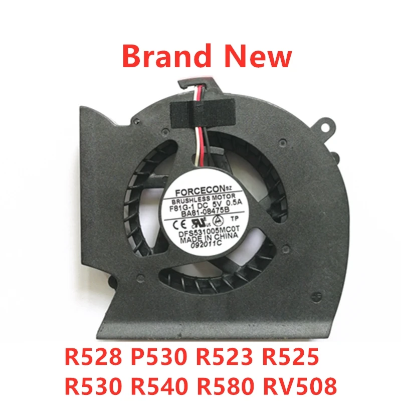 Brand New Laptop Cpu Cooling Fan Radiation For Samsung P530 R523 R525