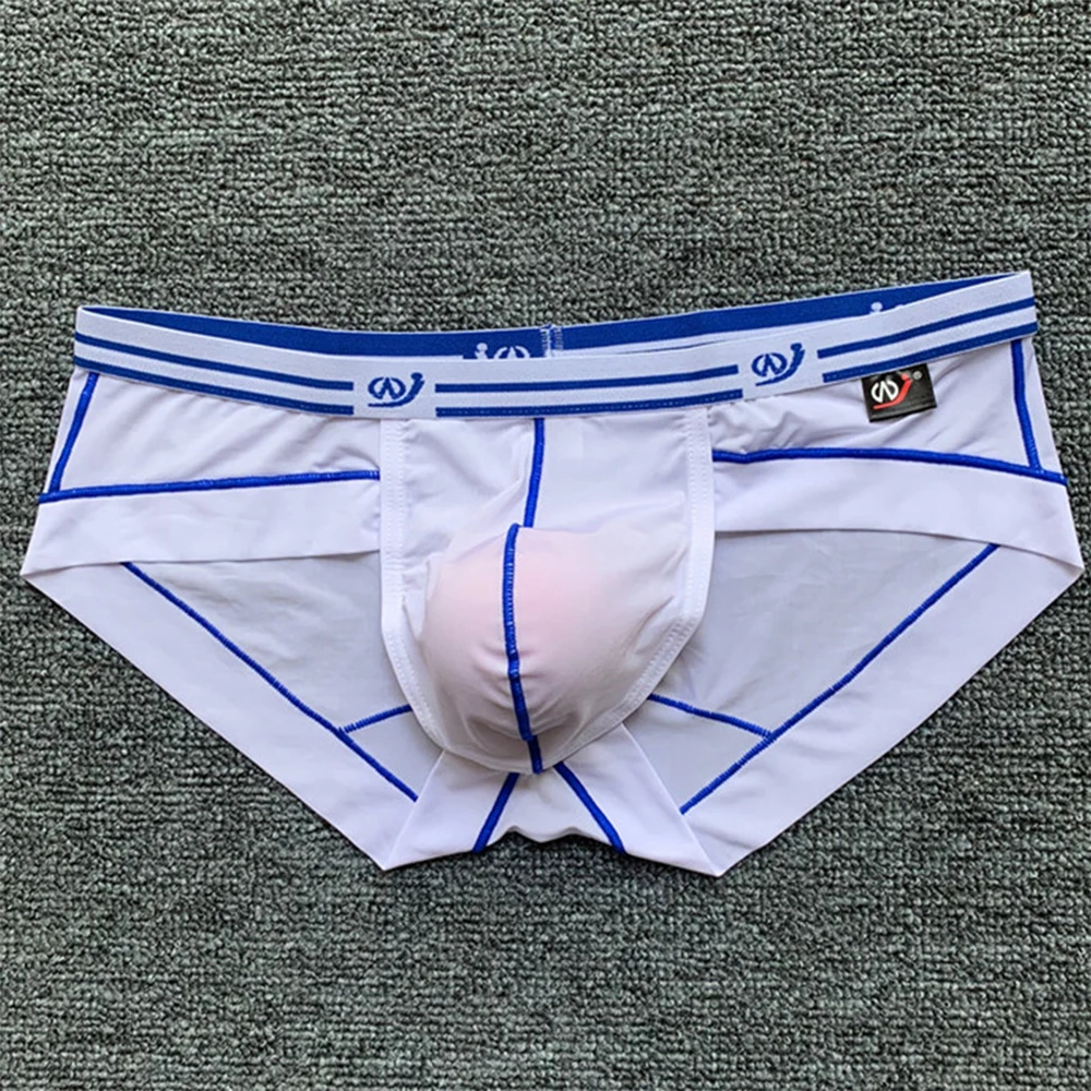

2022 Mens Low Rise Panties U Convex Pouch Underwear Boxer Shorts Low Rise Bikini Trunks Briefs Underpants Ice Silk Lingerie