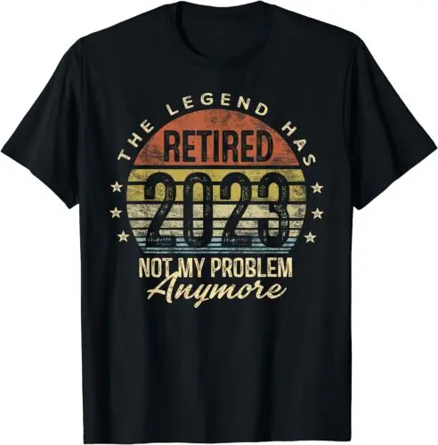 

Футболка унисекс Legend Has на пенсию, 2023