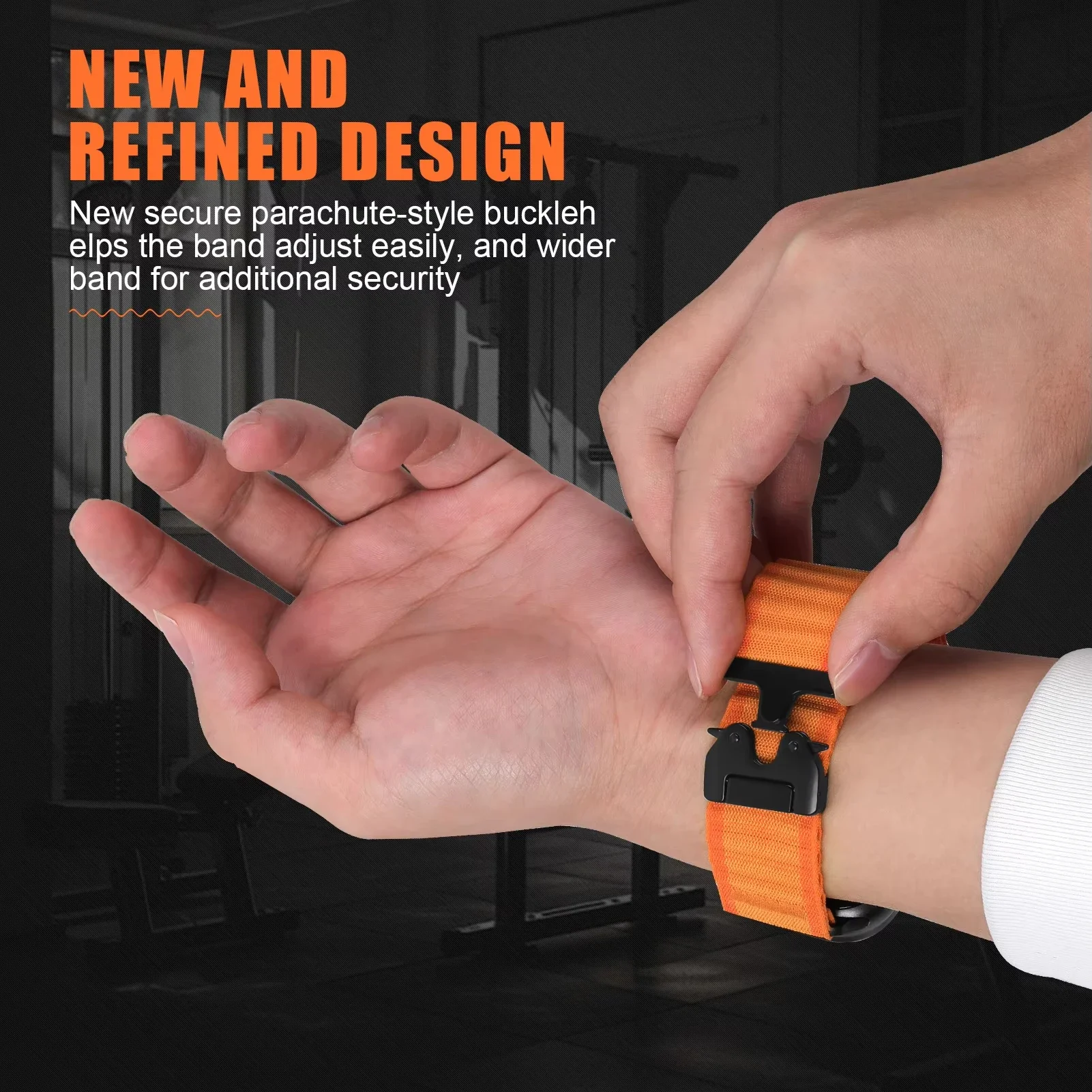 Premium 22mm Nylon Alpine Loop Sport Wristband Bracelet Accessories