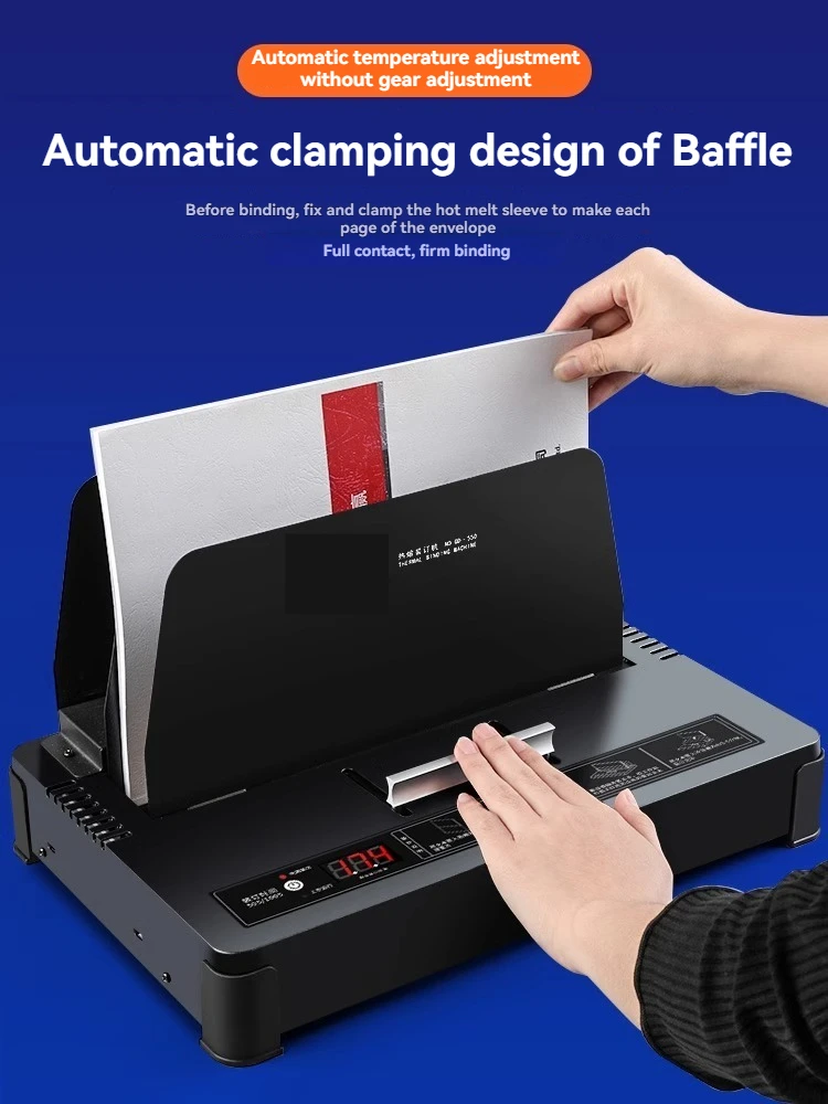 GD550 소형 무선 바인딩 기계, 핫멜트 입찰 문서 파일 계약 문서 바인딩 기계