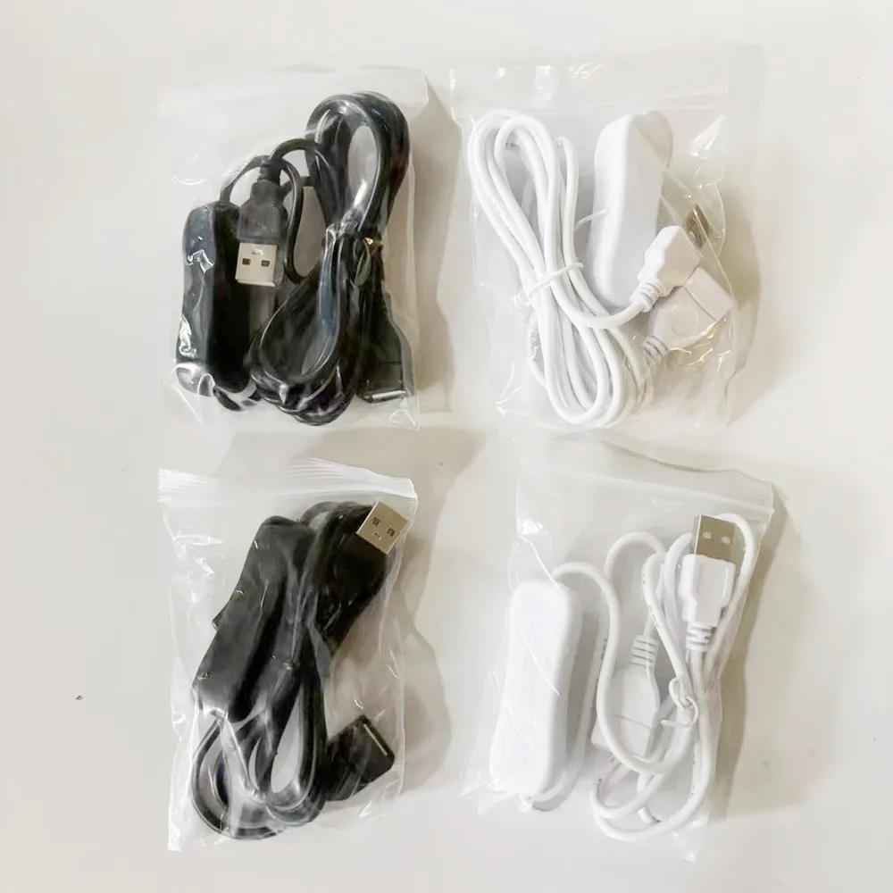 USB Extension Cable with On/Off Switch for Power Control – 1/2 Meter Length