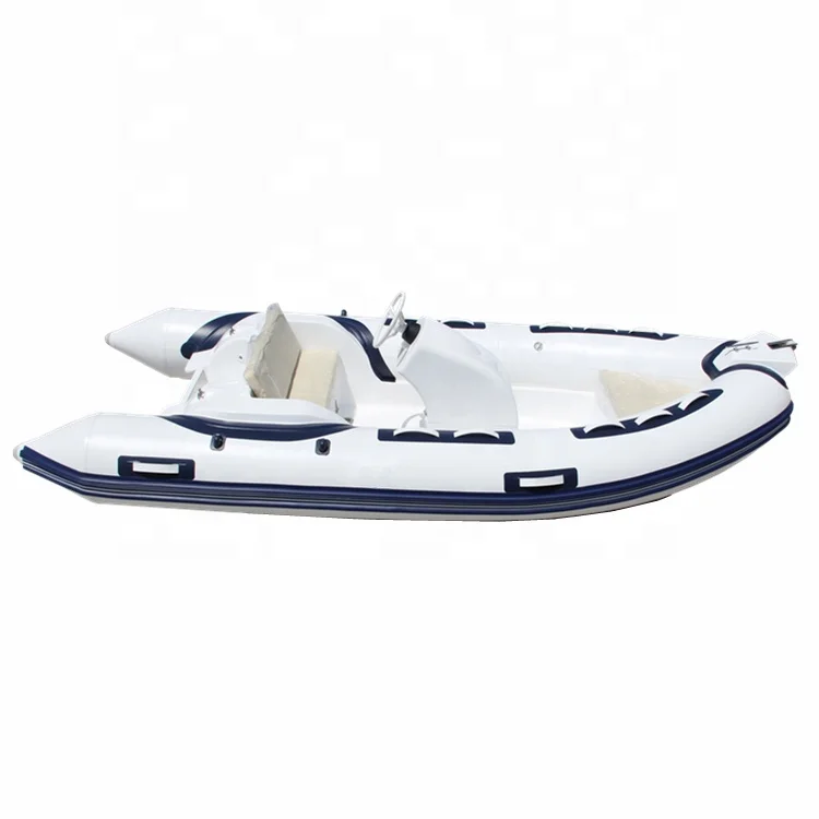 6 Persons Inflatable Boat 40HP Outboard Motor Rib Boat 430CM