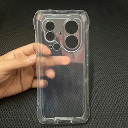 Black Transparent Soft TPU Silicone Phone Case for BV Oscal Pilot 6 (Transparent)