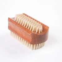 Artsecret Remove Dust Nail Brush for Cleaning Fingernails Non-Slip Wooden Both-sided Bristle Hand Foot Manicure Pedicure Scrubbe 1