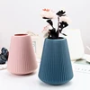 Nordic Creative Vase Home Decor Flower Arrangement Container for Homes Wet and Dry Planter Imitation Ceramic Plastic Crafts 3