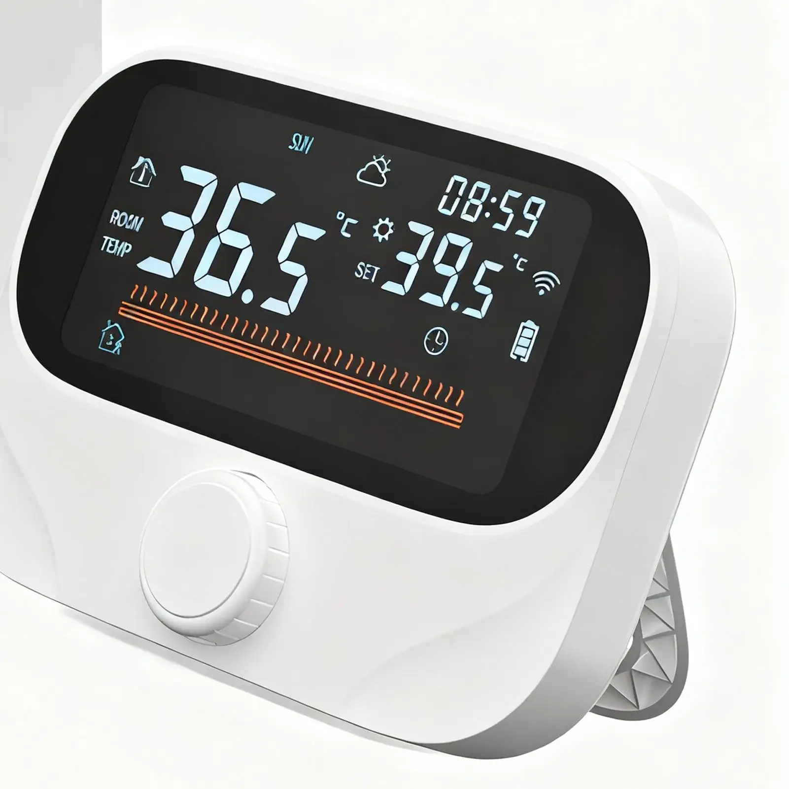 Smart Thermostat 7 Days Programmable Smart Thermostat Heating Temperature Monitor Tool For RV Office Bedroom Home Indoor Boiler