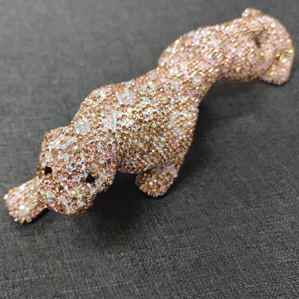 

Аксессуары для украшения интерьера, Роскошные Полные Кристаллы, украшения для охоты, леопардовые украшения, украшения для дома и офиса, отличный подарок