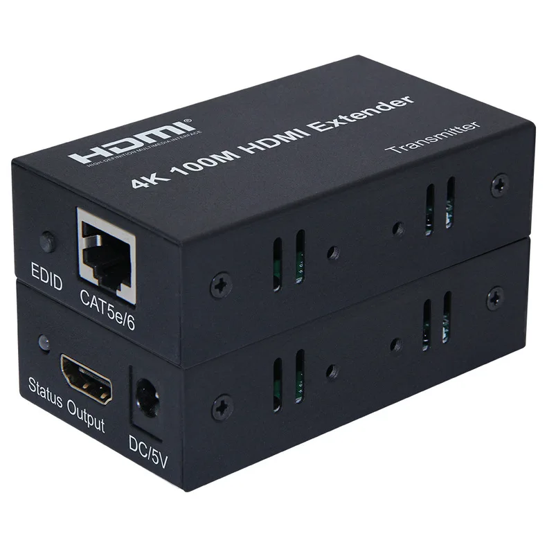 Extensor HDMI via cabo Ethernet, 4K, 100m,