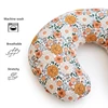 2PCS Baby Nursing Pillow Cover Printing Design Removable U Shape Breastfeeding Pillow Sleeve Ultra Soft Slipcover 5