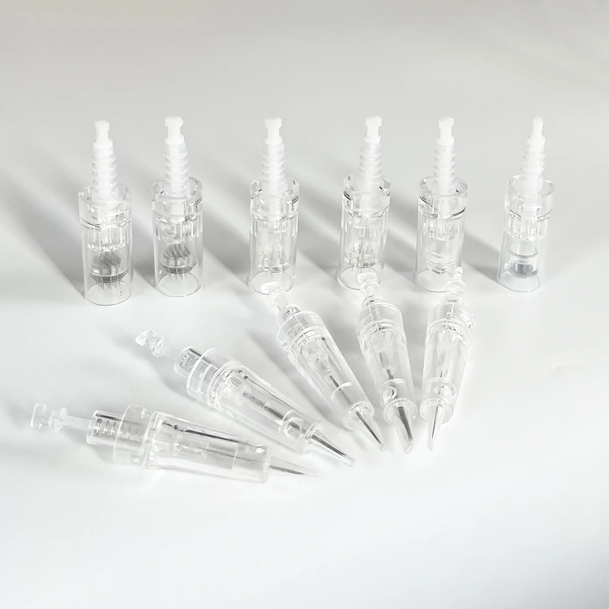 Microneedling Needle Cartridge Microneedling Cartridge Facial Needles Bayonet Needle 9/12/36/42 Pin Nano Bayonet Derma Pen Needles Microneedling Cartridge Tip MicroNeedle For N2/M5/M7/A1/A6 E30 MYM Hyt.pen Head