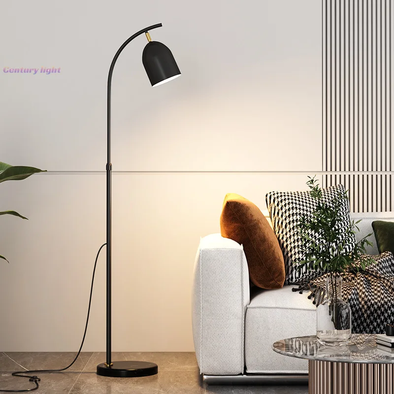 

Nordic Floor Lamp Living Room Sofa Bedroom Bedside Reading Simple and Luxurious Vertical LED Floor Lamp