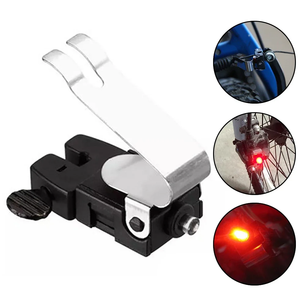 MiniBikeBrakeLightMountBicycleTailRearLightLEDSignalLight