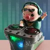 Cartoon DJ Rock Pig Electric Toys with Music and Light Children's Dancing Rock DJ  Dolls Disc Music Toys for Baby Kids Birthday 2